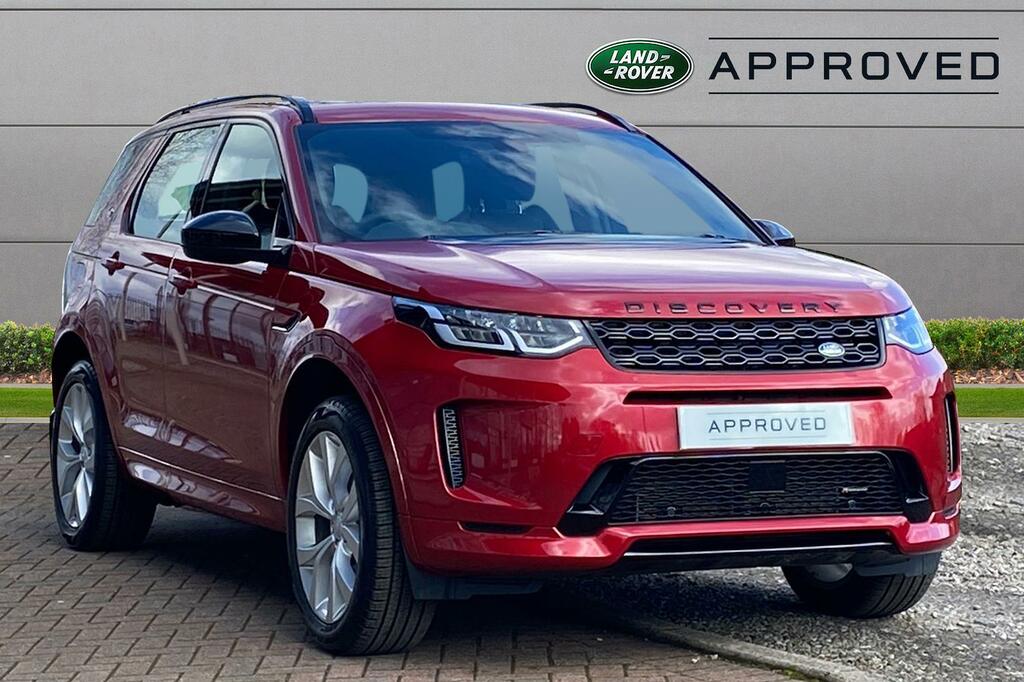 Compare Land Rover Discovery Sport 1.5 P300e Urban Edition 5 Seat SD73XXJ Red