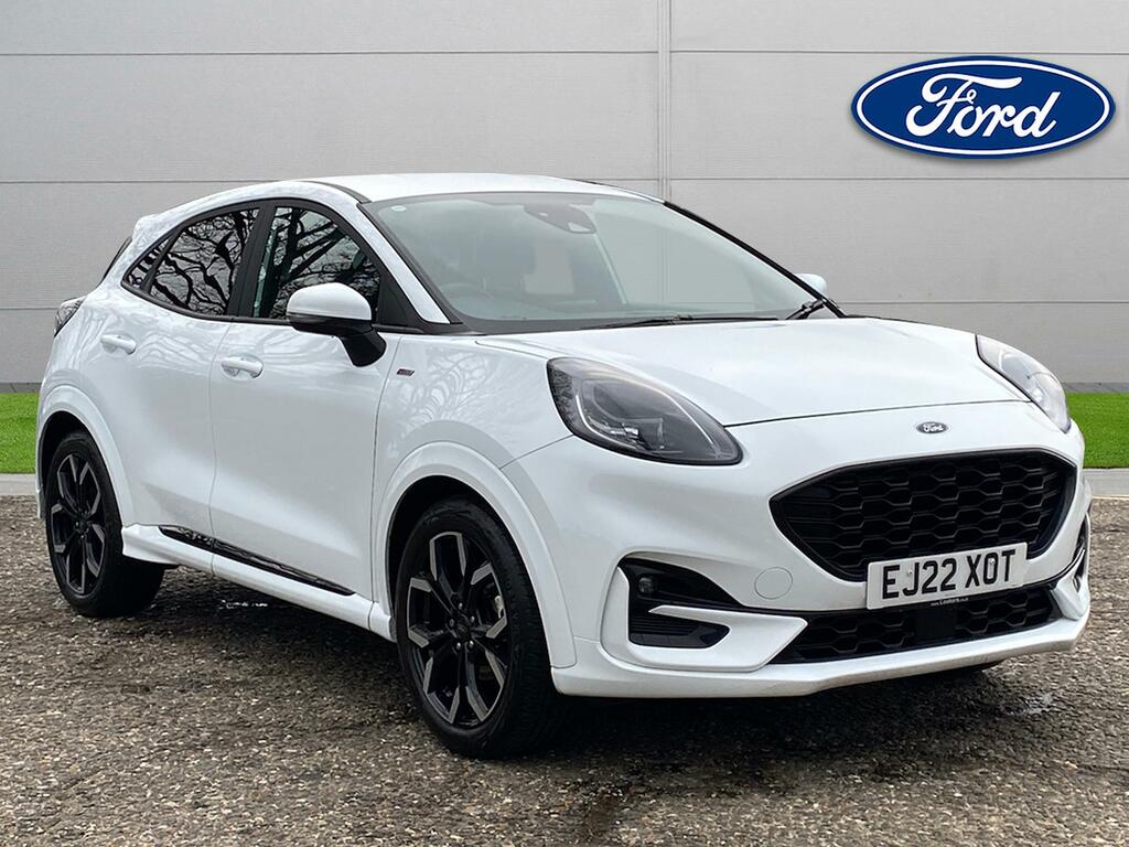 Compare Ford Puma 1.0 Ecoboost Hybrid Mhev St-line X Dct EJ22XOT White