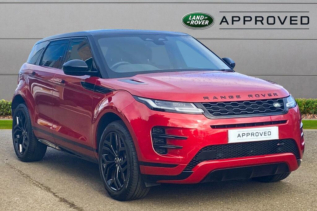 Compare Land Rover Range Rover Evoque 2.0 D200 R-dynamic Hse KM22WSL Red
