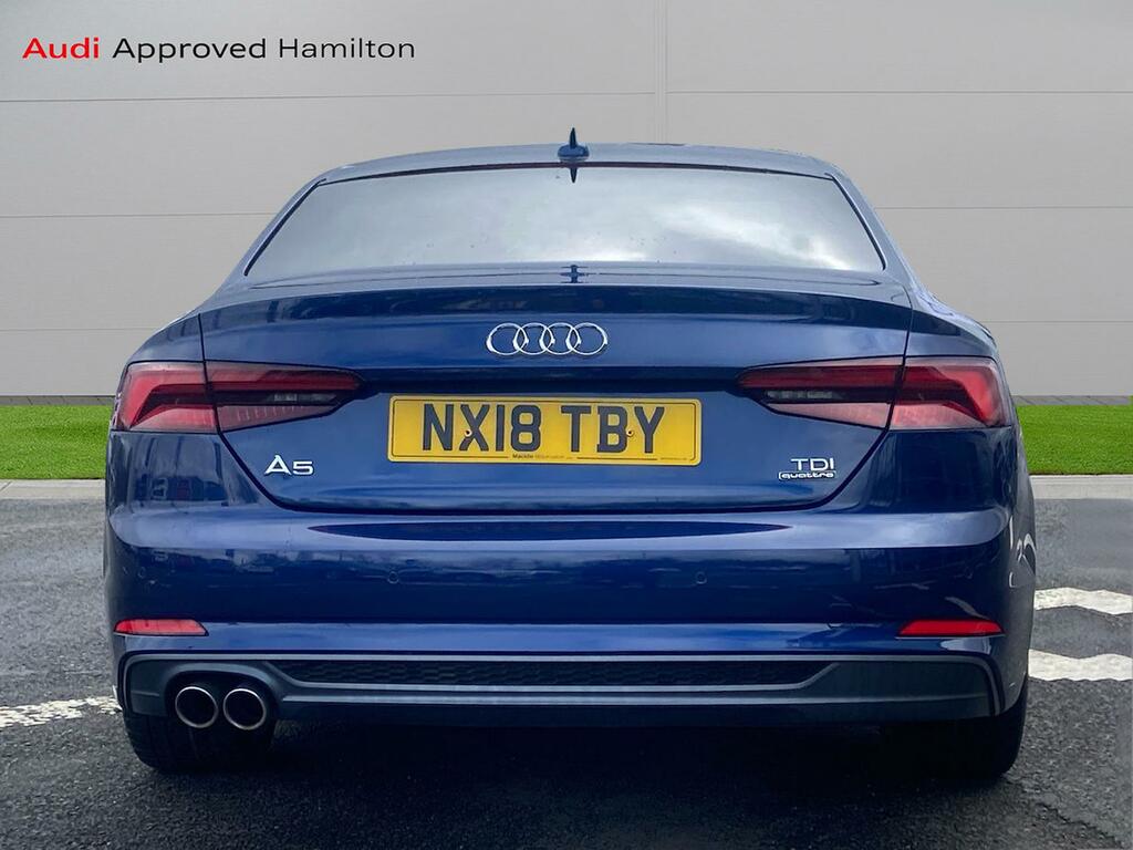 Compare Audi A5 Tdi Quattro S Line NX18TBY Blue