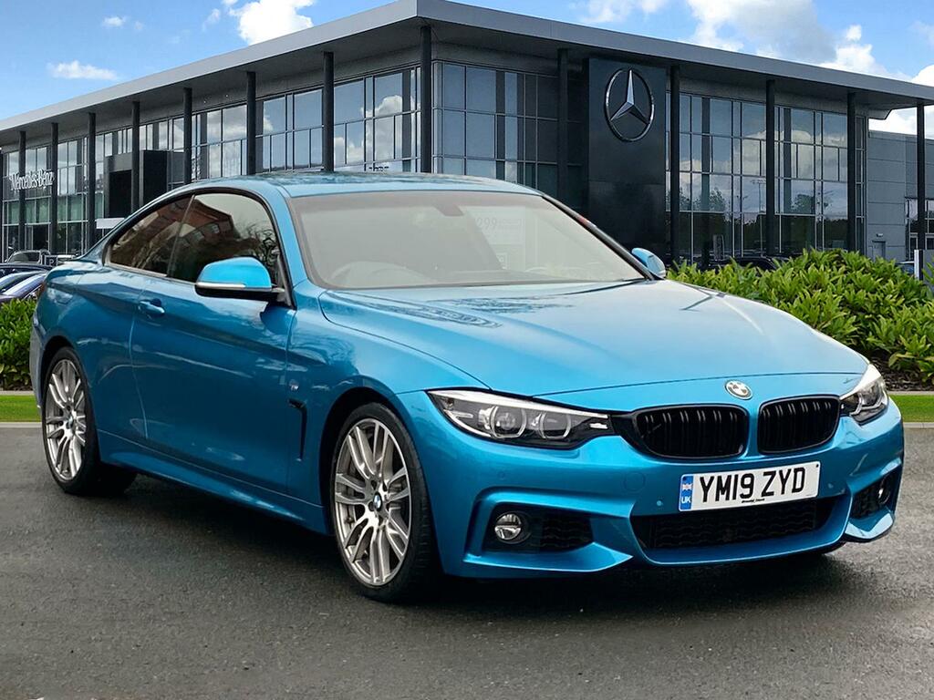 Compare BMW 4 Series 440I M Sport Professional Media YM19ZYD Blue