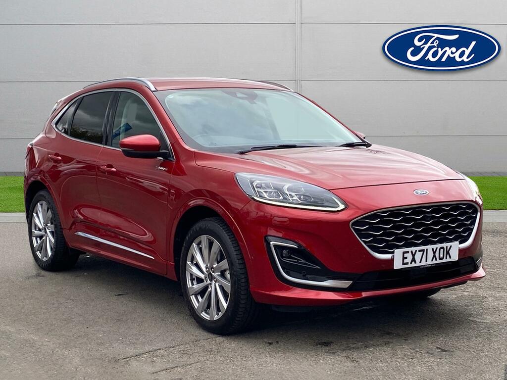 Compare Ford Kuga 2.5 Fhev Vignale Cvt EX71XOK Red