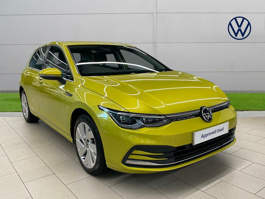 Compare Volkswagen Golf 1.5 Etsi 150 Style Dsg NA70BYM Yellow