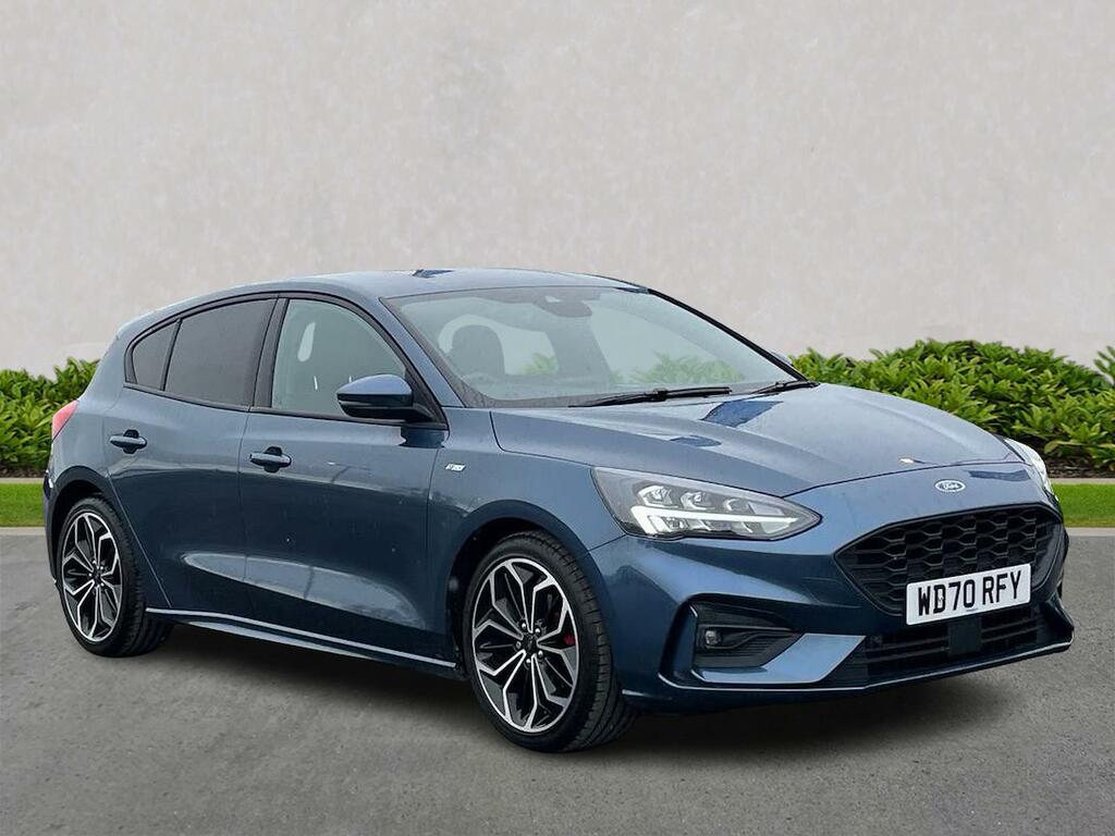 Compare Ford Focus 1.0 Ecoboost Hybrid Mhev 125 St-line X Edition WD70RFY Blue