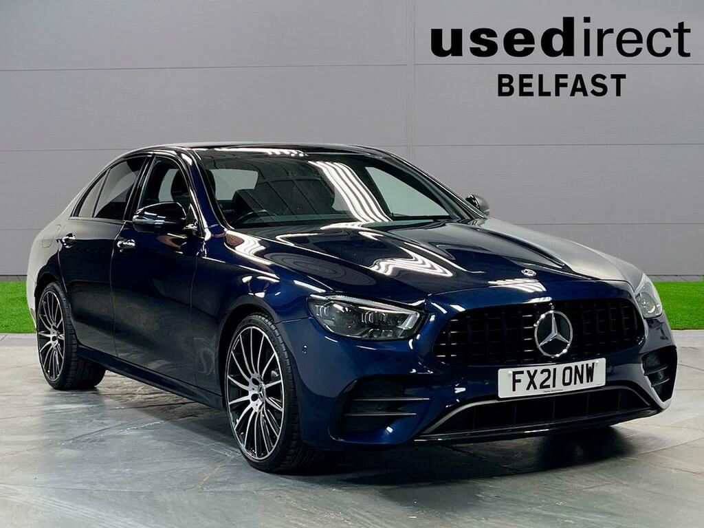 Compare Mercedes-Benz E Class E 220 Amg Line Night Edition Premium D FX21ONW Blue