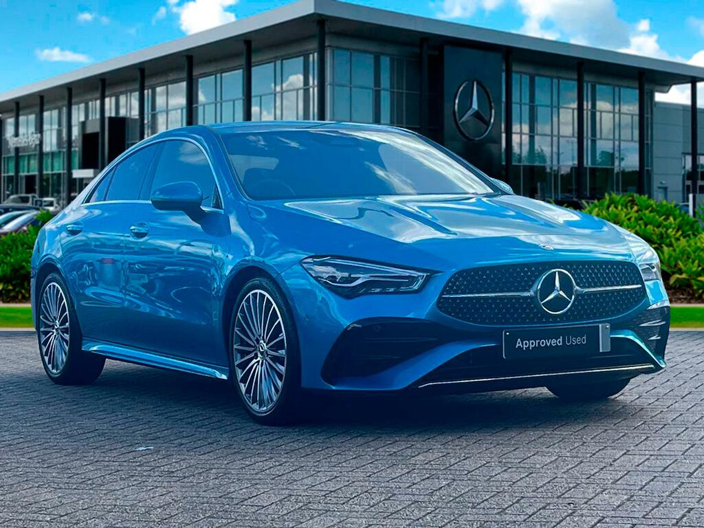 Compare Mercedes-Benz CLA Class Cla 200 Amg Line Premium Tip KP73NJX Blue