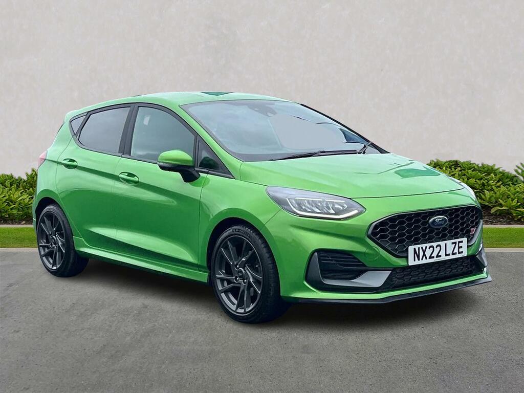 Compare Ford Fiesta 1.5 Ecoboost St-2 Performance Pk Navigation NX22LZE Green