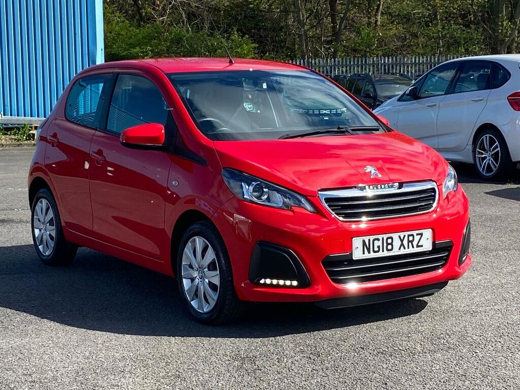Compare Peugeot 108 1.0 72 Active NG18XRZ Red