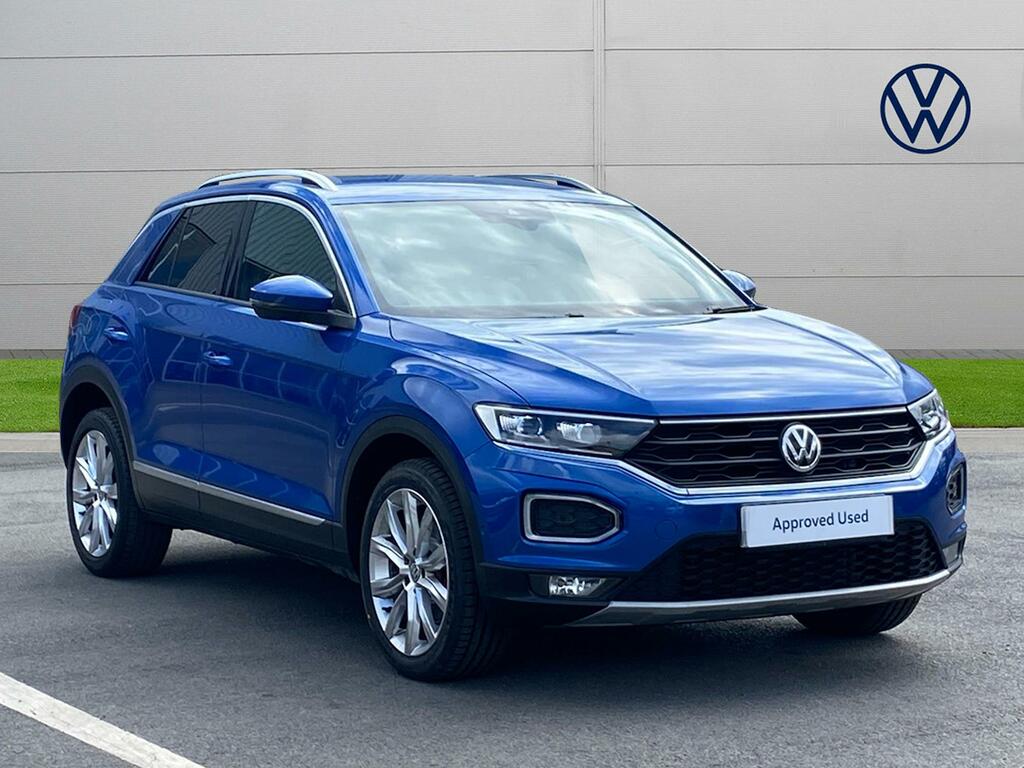 Compare Volkswagen T-Roc 1.5 Tsi Evo Sel NU18HNK Blue