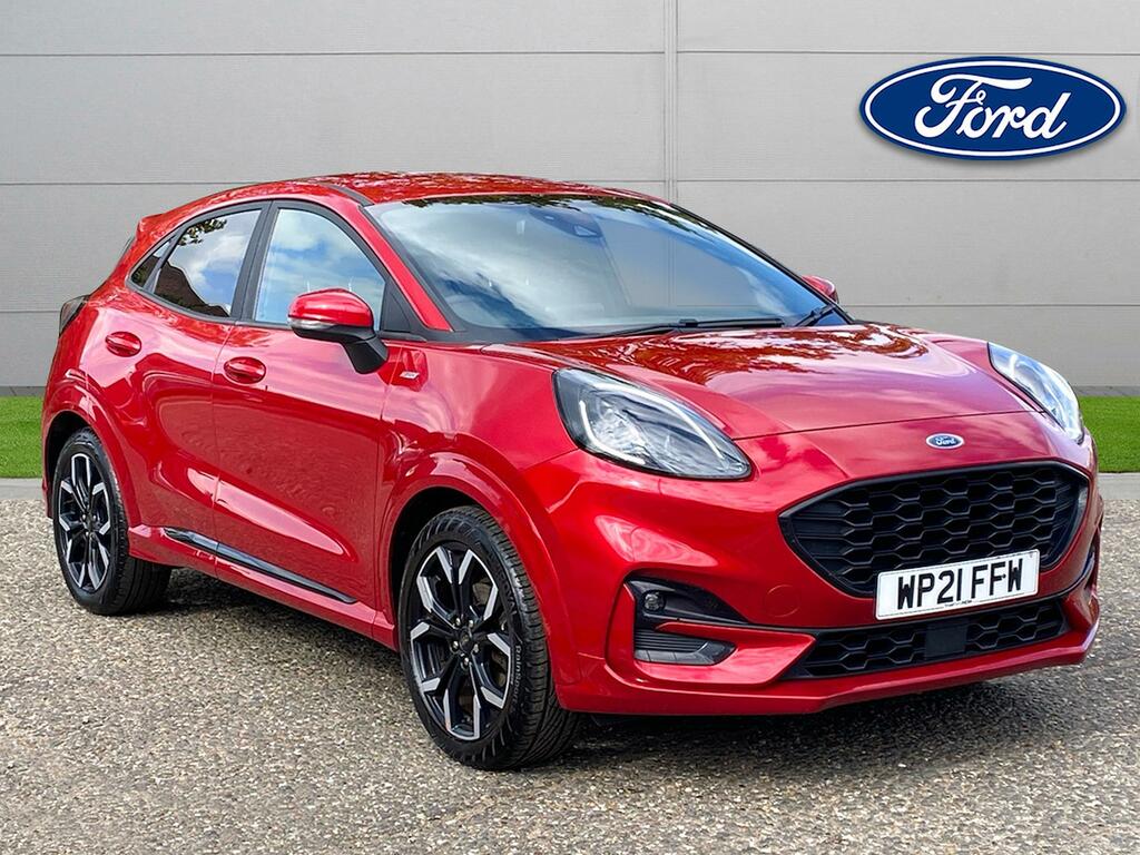 Compare Ford Puma 1.0 Ecoboost Hybrid Mhev 155 St-line X WP21FFW Red