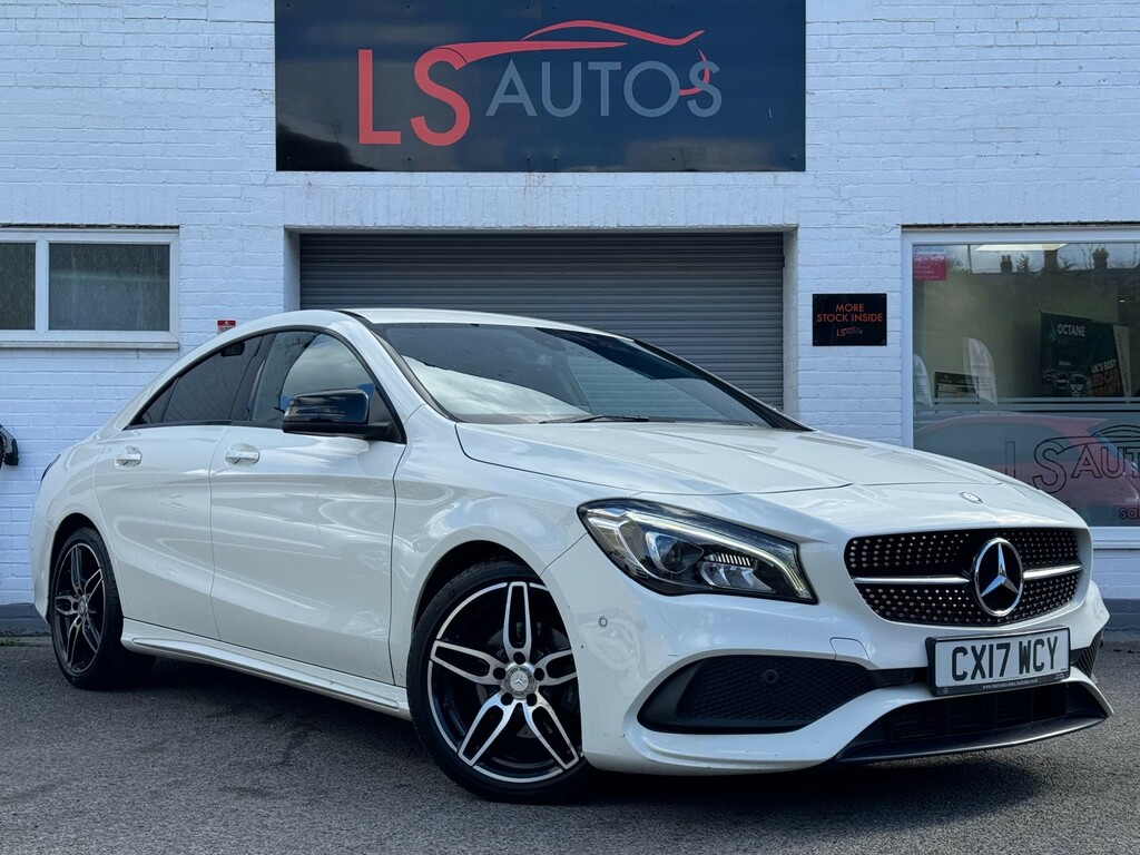 Mercedes-Benz CLA Class 1.6 Cla180 Amg Line Coupe Euro 6 Ss White #1