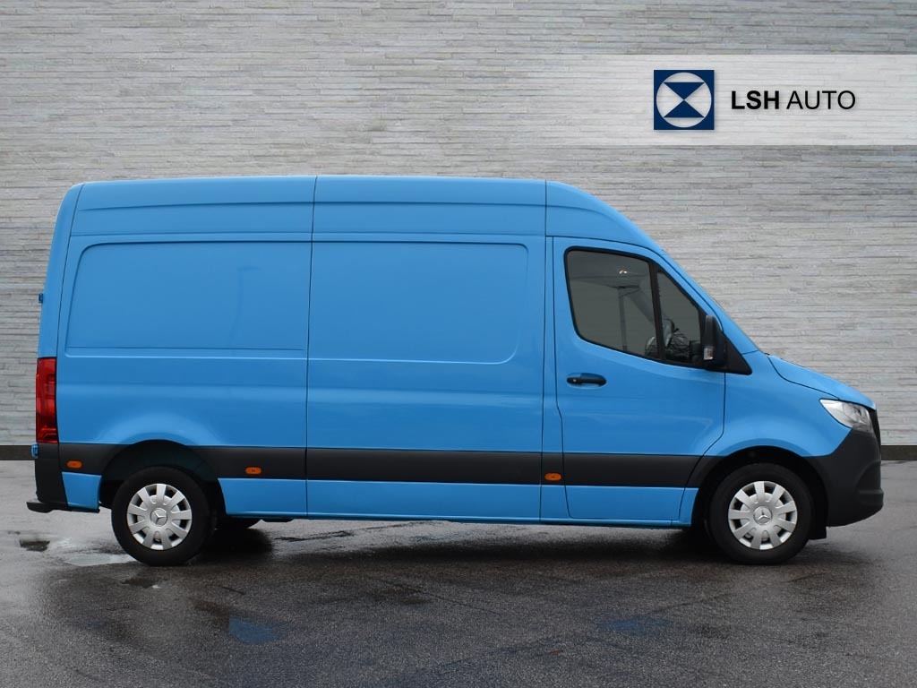 Compare Mercedes-Benz Sprinter 3.5T L2 H2 Premium Van LL71OAJ Blue