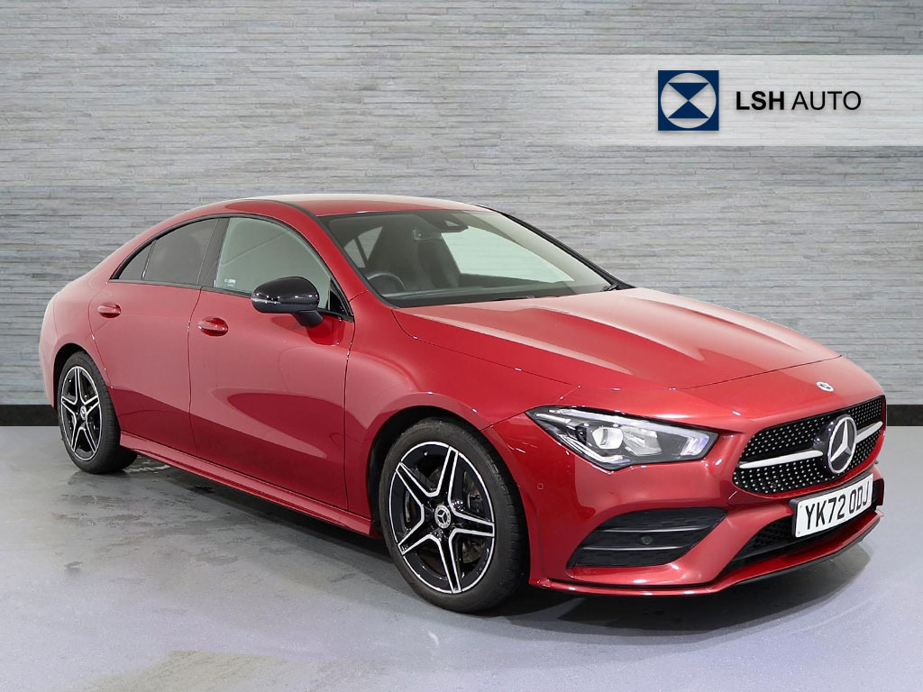 Compare Mercedes-Benz CLA Class Cla 200 Amg Line Executive Tip YK72ODJ Red