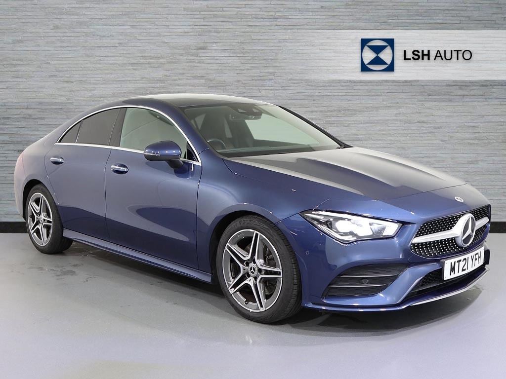 Compare Mercedes-Benz CLA Class Cla 200 Amg Line Premium Tip MT21YFH Blue