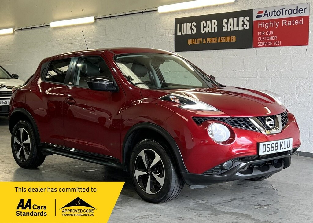 Compare Nissan Juke 1.6 Bose Personal Edition Xtron Euro 6 DS68KLU Red