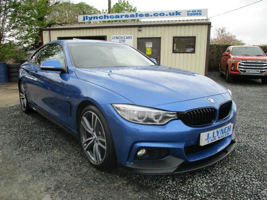 Compare BMW 4 Series 420D M Sport CV63RTU Blue