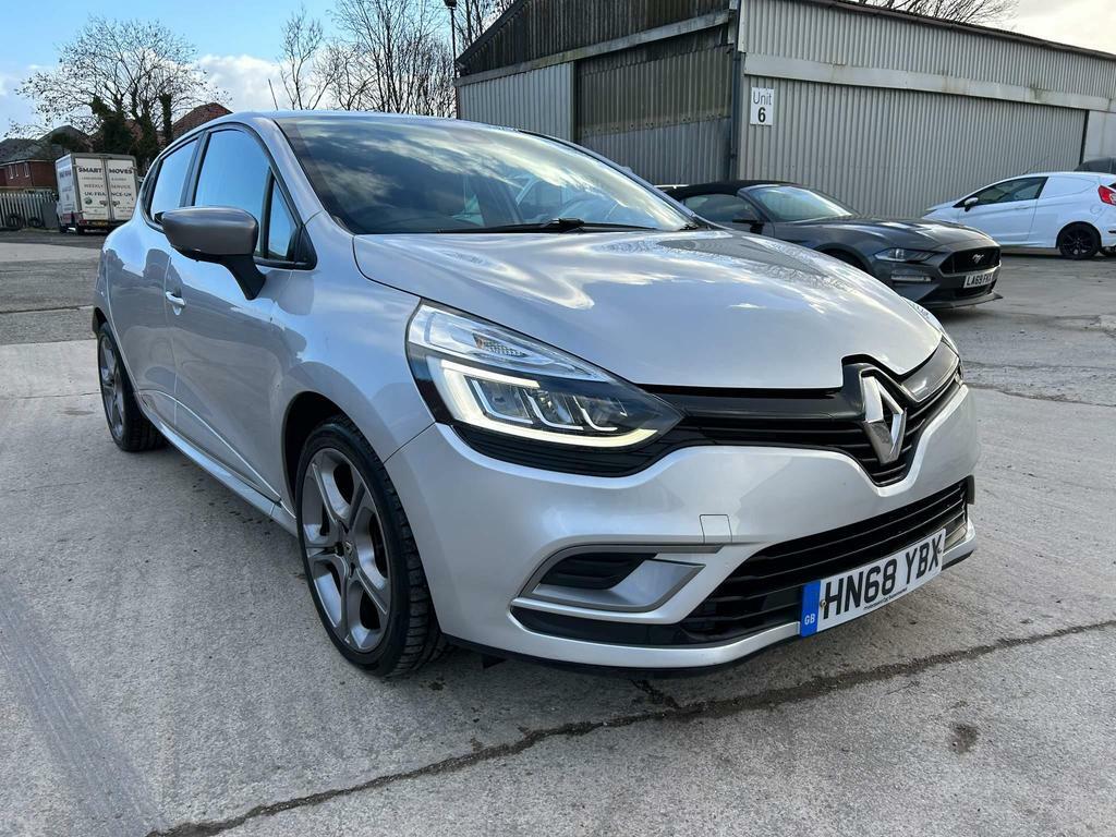 Compare Renault Clio 0.9 Tce Gt Line Euro 6 Ss HN68YBX Silver