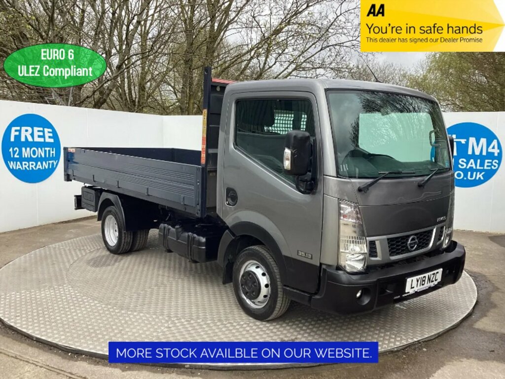 Compare Nissan NT400 Cabstar Dci 35.13 11Ft 11 Body Tipper Euro 6 U61 LY18NZC Grey