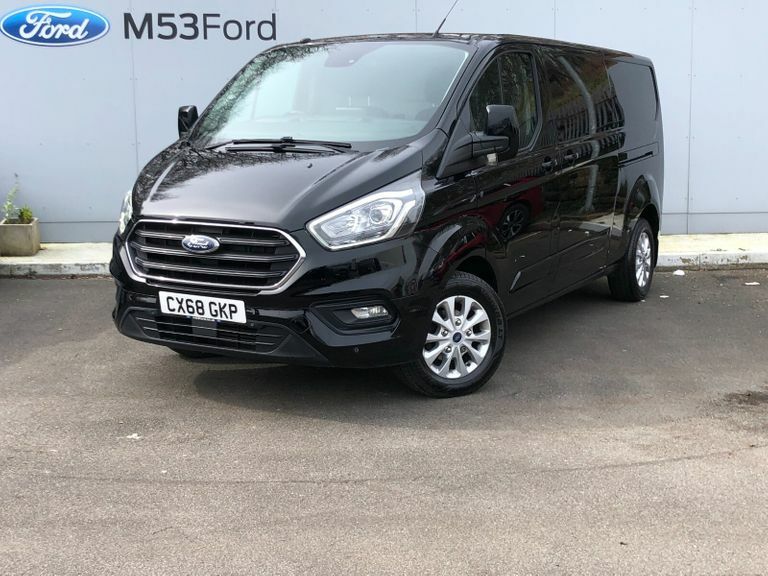 Compare Ford Transit Custom 2.0 Ecoblue 170Ps Low Roof Limited Van CX68GKP Black