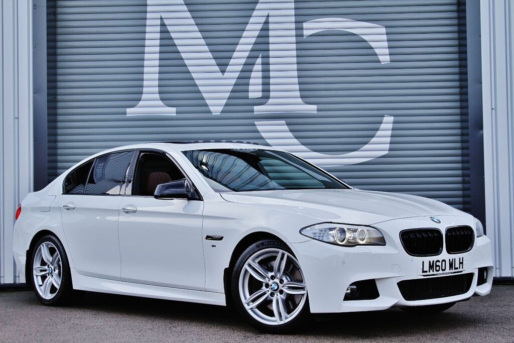 BMW 5 Series Saloon 550I White #1