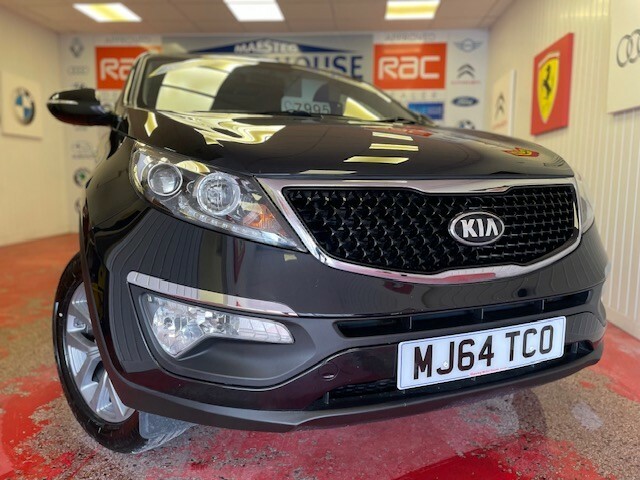 Kia Sportage 2 Isgonly 73556 Miles Twin Sunroofsfree Mots Black #1