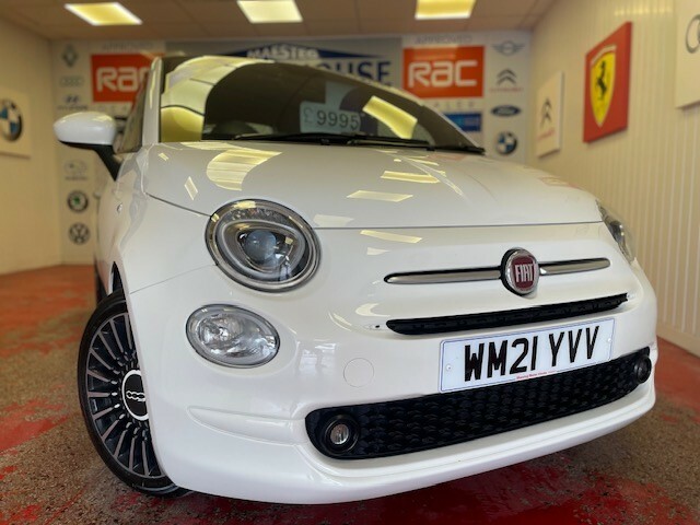 Compare Fiat 500 Launch Editionblack Leatheronly 46205 Miles Fr WM21YVV White