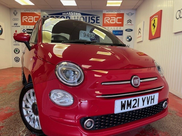 Compare Fiat 500 Lounge Only 49702 Milesgreat Spec Free Mots A WM21YVH Red