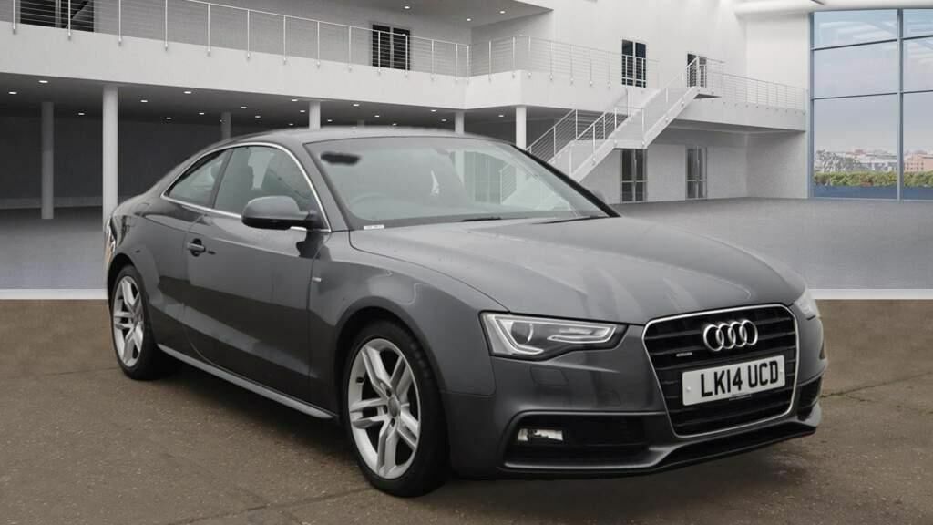 Compare Audi A5 Coupe 2.0 Tdi S Line S Tronic Quattro Euro 5 Ss LK14UCD Grey