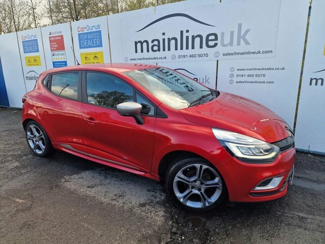 Compare Renault Clio Gt Line Tce SB18OZR Red