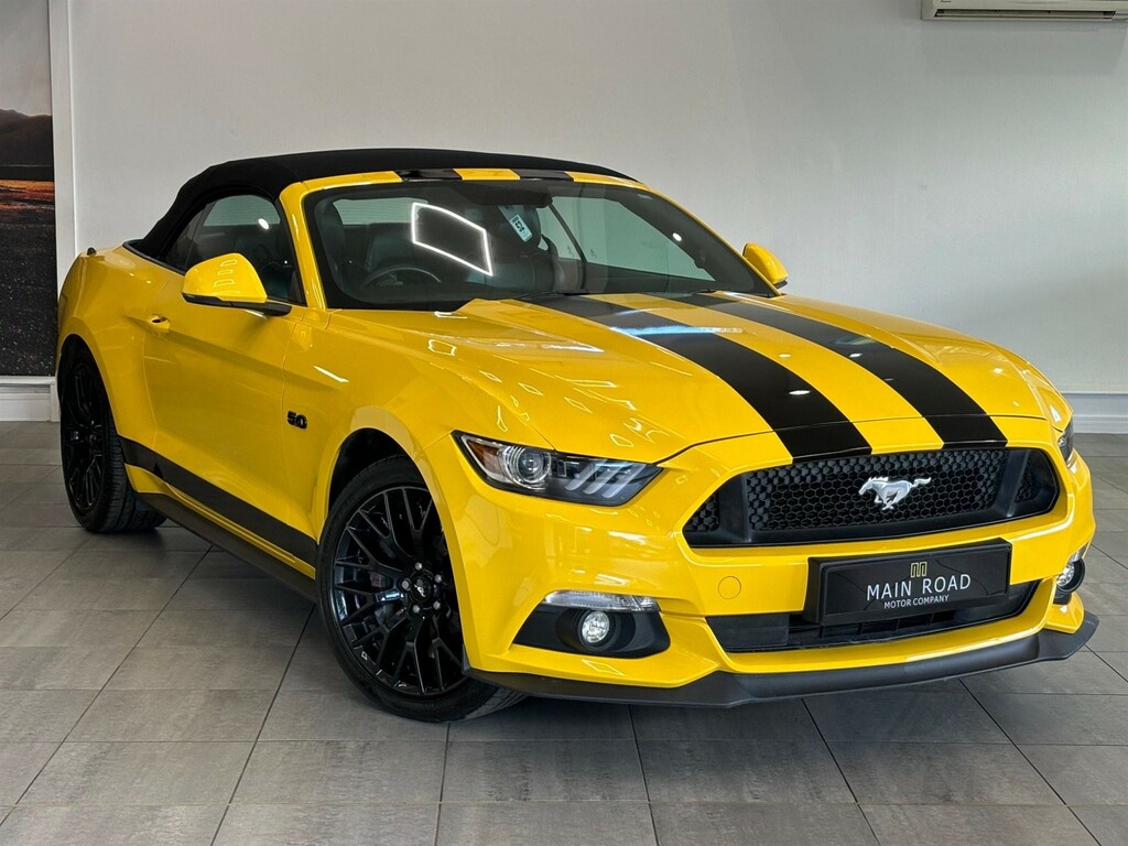 Compare Ford Mustang 5.0 V8 Gt Selshift Euro 6 YO17WBE Yellow