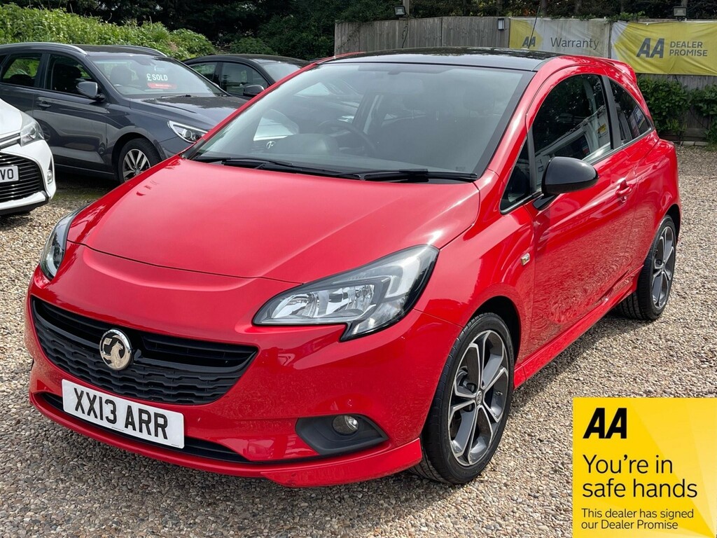 Compare Vauxhall Corsa 1.4I Turbo Red Edition Euro 6 Ss XX13ARR Red