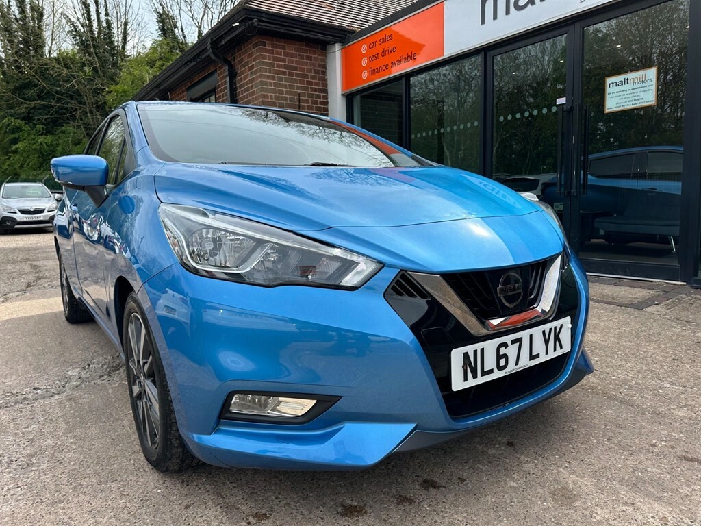 Compare Nissan Micra 1.5 Dci N-connecta Euro 6 Ss NL67LYK Blue