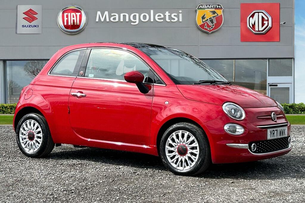 Compare Fiat 500 Red YR71WWK Red