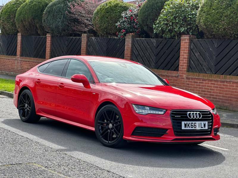 Compare Audi A7 Hatchback WK66VLW Red