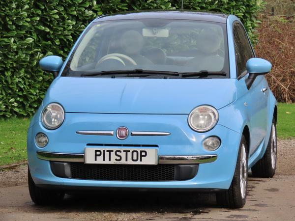 Compare Fiat 500 1.2 Lounge DG11KNW Blue
