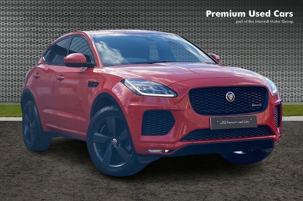 Compare Jaguar E-Pace 2.0D 180 Chequered Flag Edition AY70OYK Red