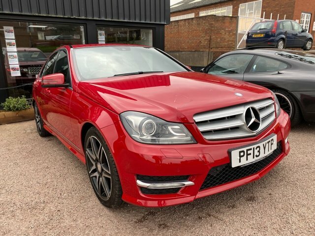 Compare Mercedes-Benz C Class 2.1 C220 Cdi Blueefficiency Amg Sport Plus 168 PF13YTP Red