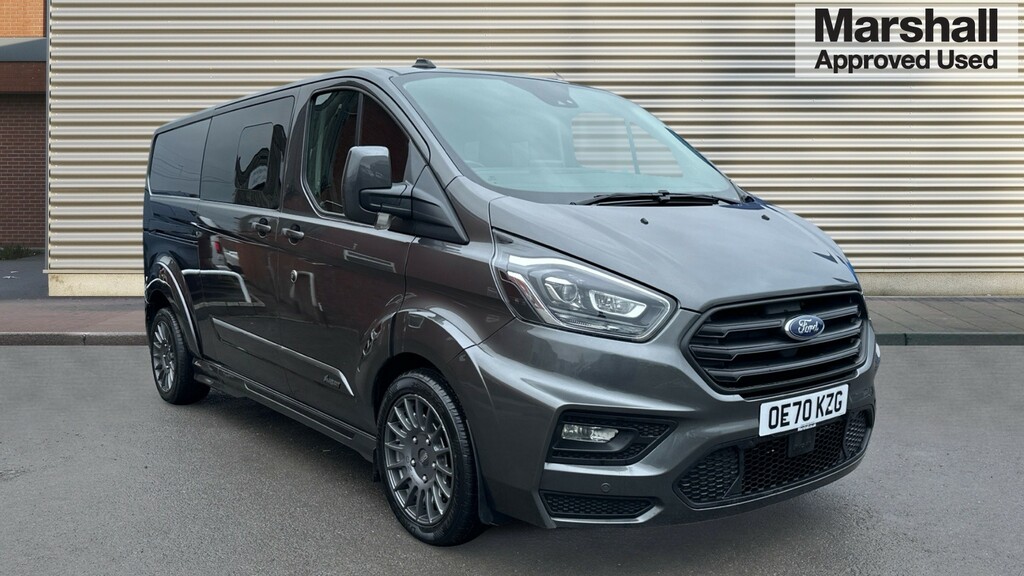 Compare Ford Transit Custom 2.0 Ecoblue 185Ps Low Roof Dcab Limited Van OE70KZG Grey