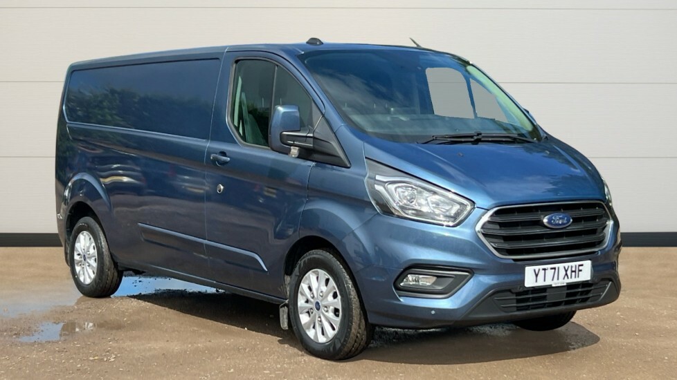 Compare Ford Transit Custom Ford 300 L2 Die 2.0 Ecoblue 130Ps Low Roof Limited YT71XHF Blue