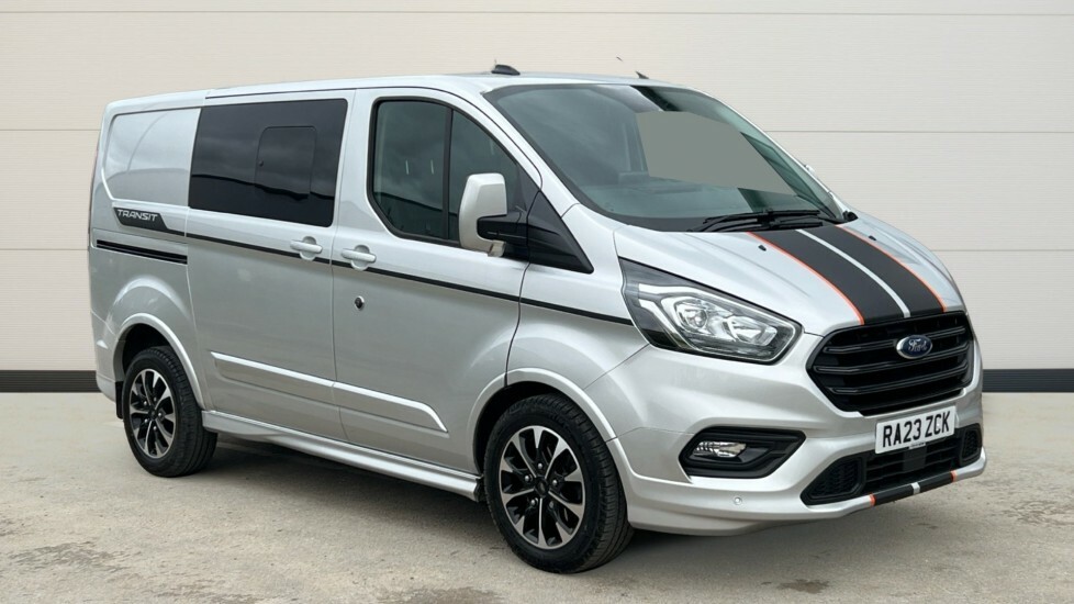Compare Ford Transit Custom Ford 320 L1 Die 2.0 Ecoblue 170Ps Low Roof Dcab S RA23ZCK Silver