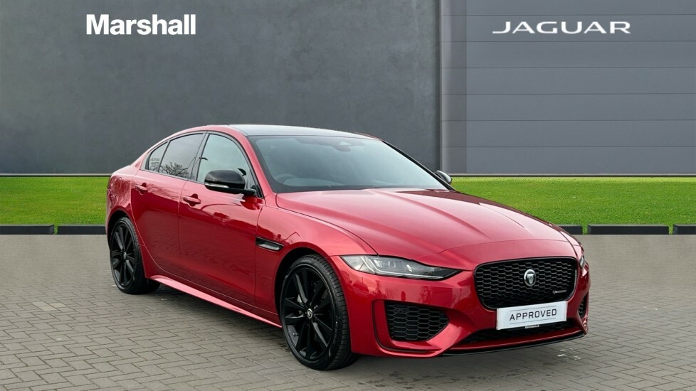 Compare Jaguar XE 2.0 P250 R-dynamic Hse Black Saloon AJ73LRY Red