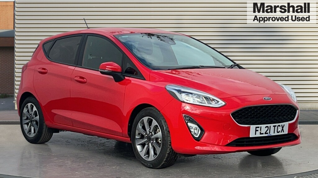 Compare Ford Fiesta Ford Hatchback 1.0 Ecoboost Hybrid Mhev 125 Trend FL21TCX Red