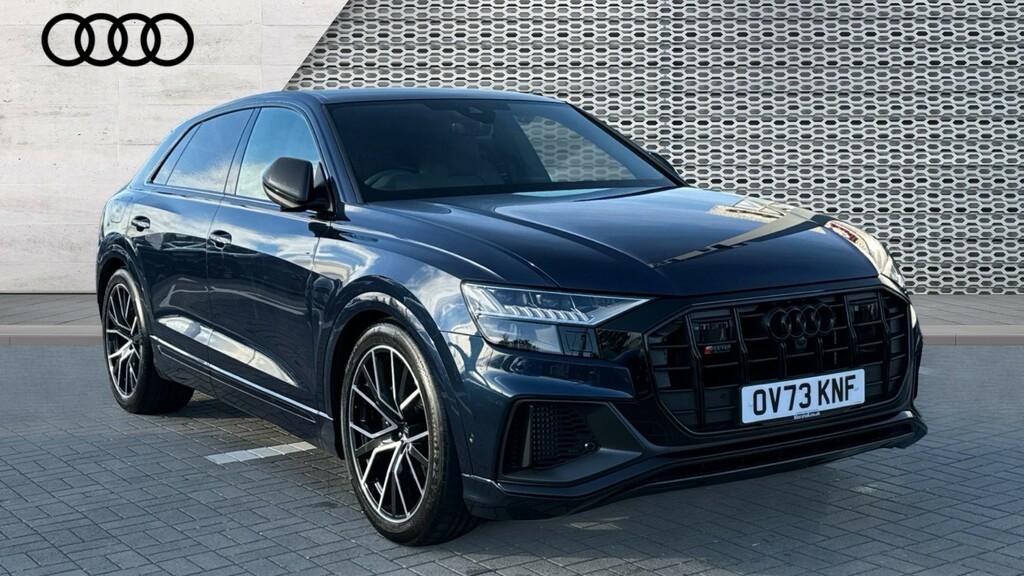 Compare Audi Q8 Audi Estate S Tfsi Quattro Black Edition Tiptr OV73KNF Blue