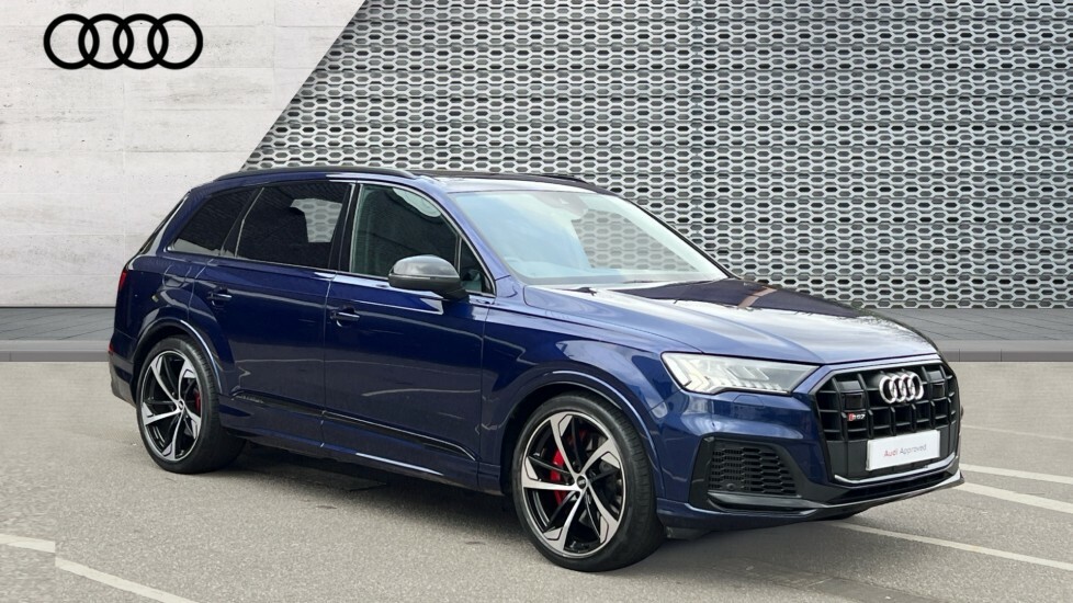 Compare Audi Q7 Audi Estate S Tfsi Quattro Black Edition Tiptr DA70XAO Blue