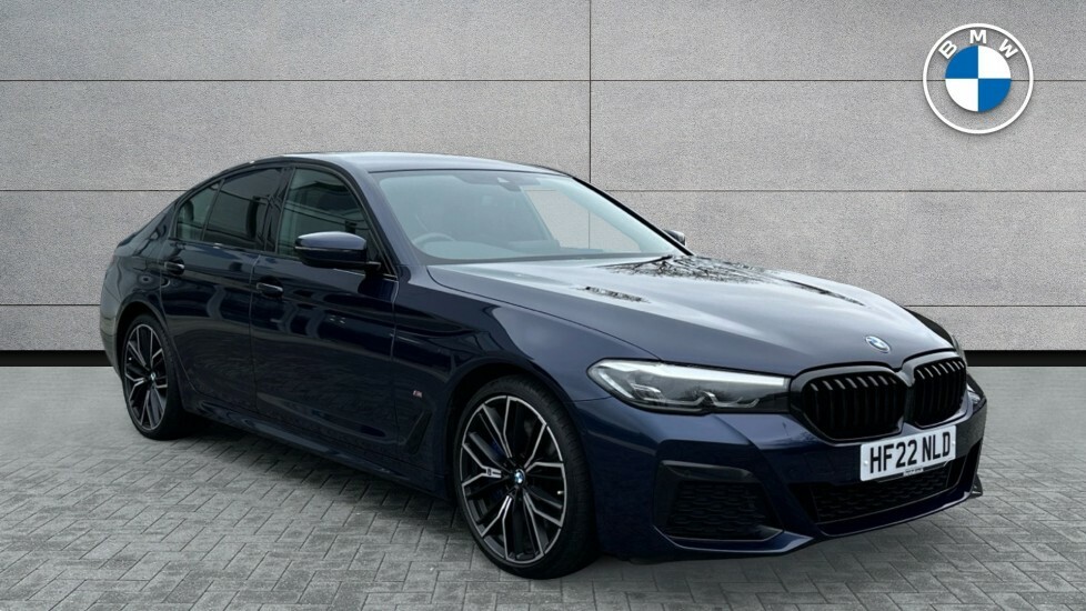 Compare BMW 5 Series Bmw Saloon 530D Xdrive Mht M Sport HF22NLD Blue