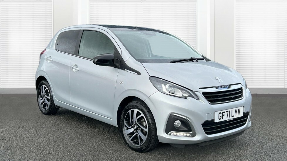 Compare Peugeot 108 Hat 1.0 72 Allure Ss GF71LYV Grey