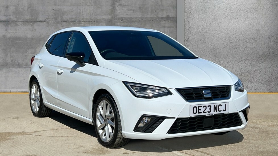 Compare Seat Ibiza Seat Hatchback 1.0 Tsi 110 Fr OE23NCJ White