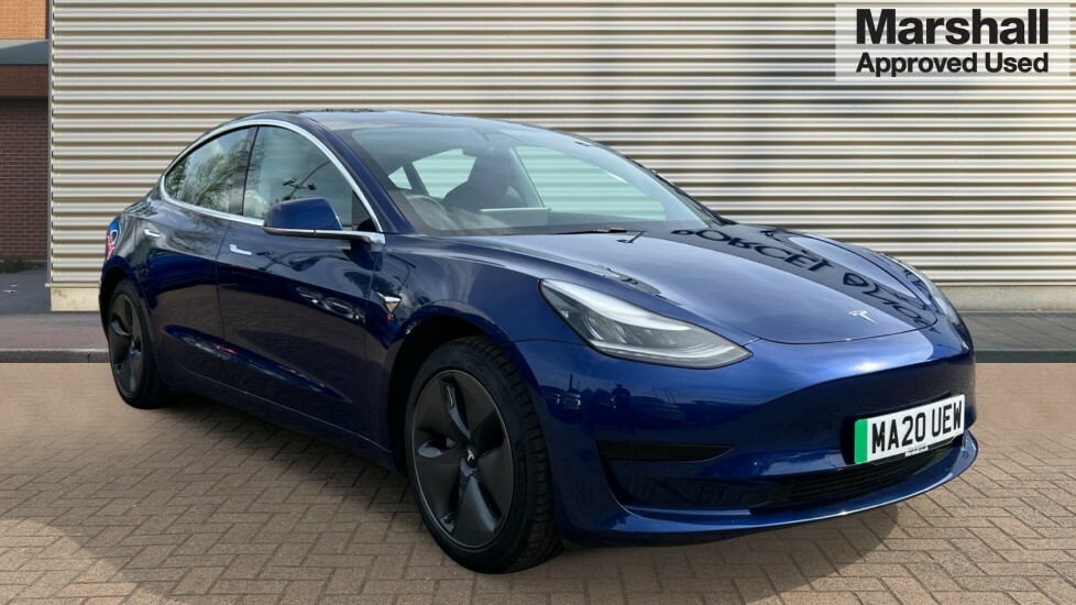 Compare Tesla Model 3 Standard Plus MA20UEW Blue