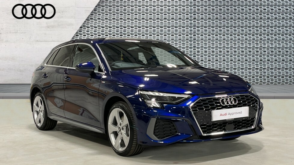 Compare Audi A3 Audi Sportback S Line 40 Tfsi E 204 Ps S Tronic LX24UCN Blue