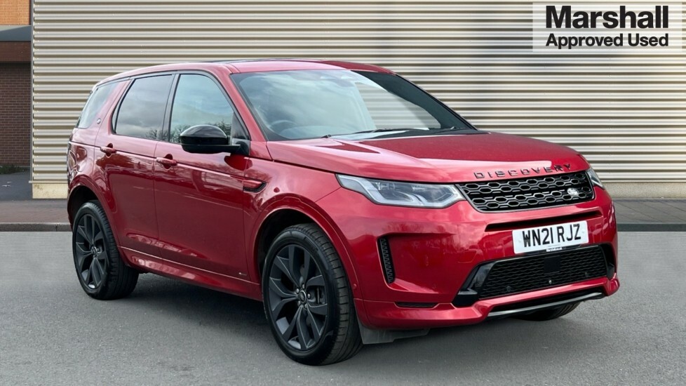 Compare Land Rover Discovery Sport 1.5 P300e R-dynamic Se 5 Seat WN21RJZ Red